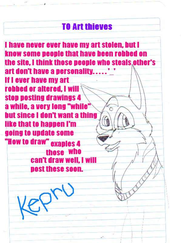 To art thieves.........