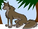 Balto sitting in some snow