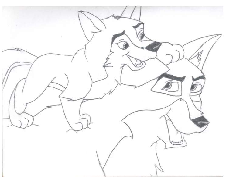 Balto and Alue Pup