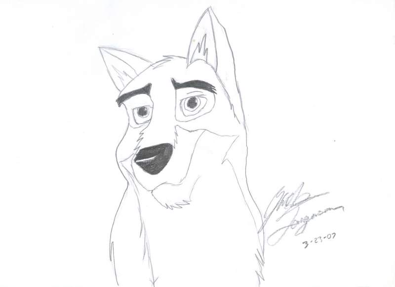 Another Balto I drew while on pm