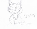 Dusty as a pup sketch