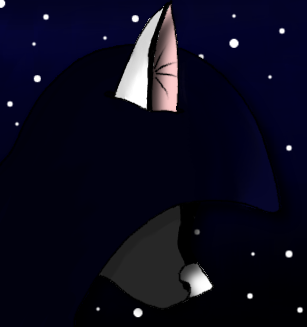 Raven Wearing hood...
