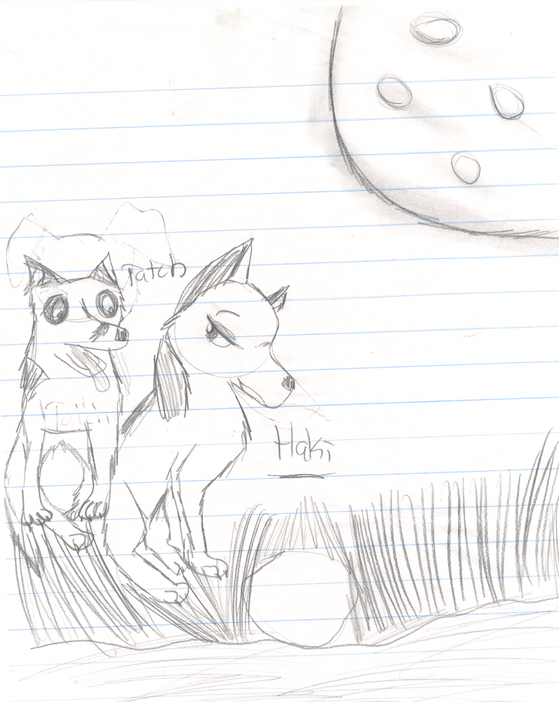 Haki and Tatch by the river