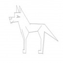Free lineart! Random dog XD.