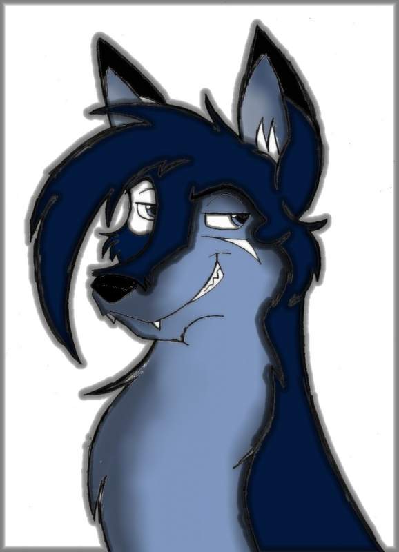 Skater Wolf (colored)