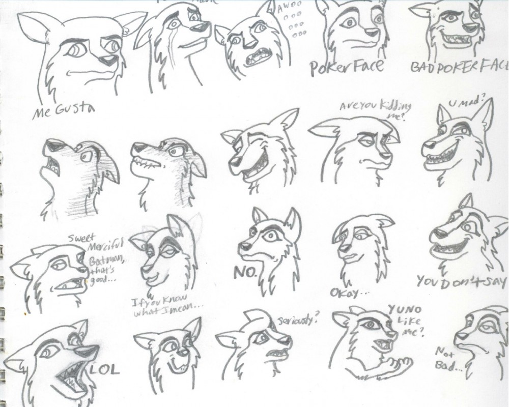 Aleu does meme faces