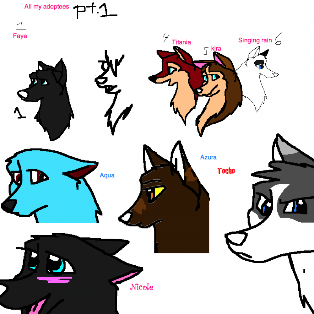 So far the dogs I have adopted ^^