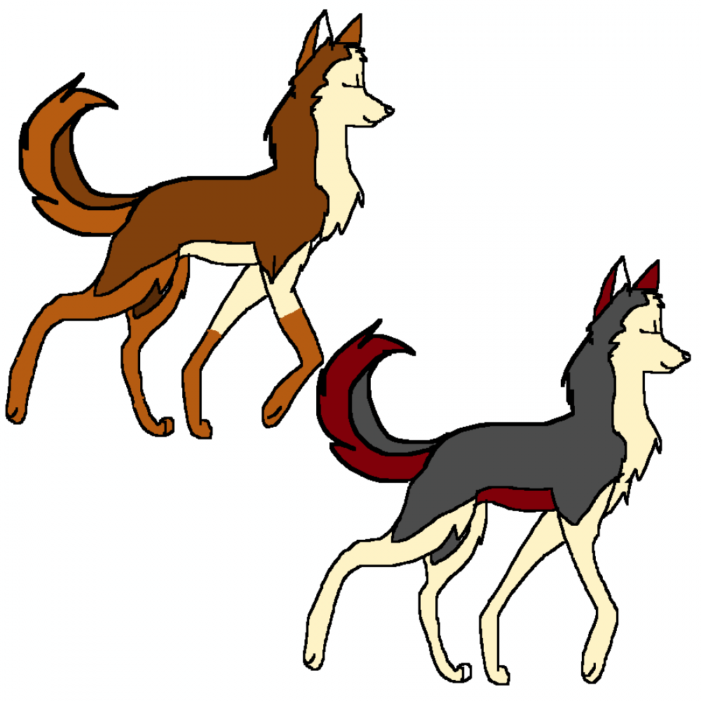 a daughter and Autumn as a husky