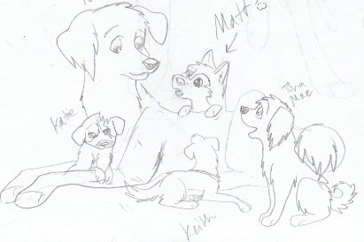 Nudge and her siblings and Matt xD