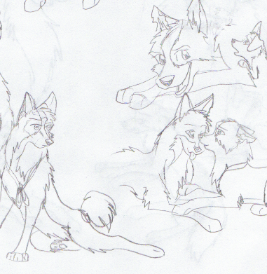 uncolored late b-day gift for Zasha10 part one