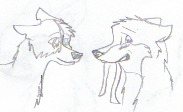 Blue and Naira (old doodle)