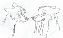 Blue and Naira (old doodle)