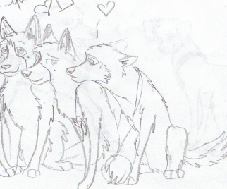 old  doodle XD love triangle!