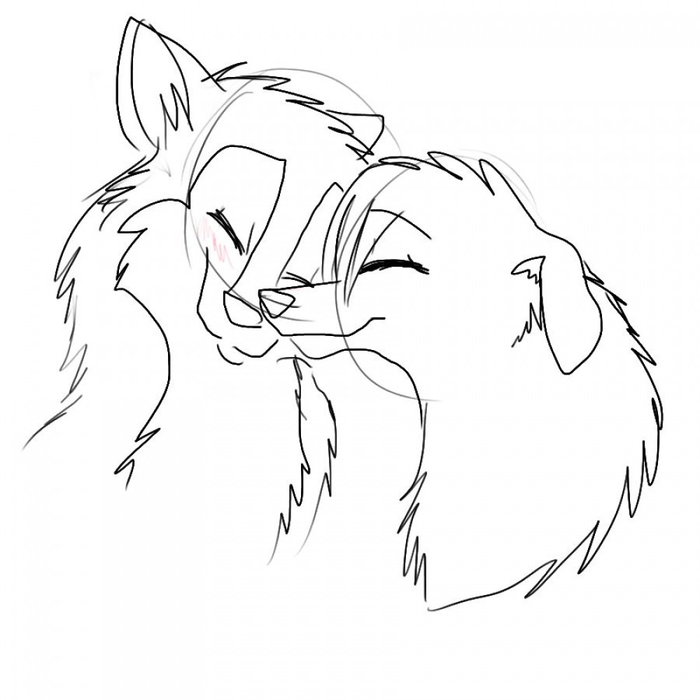 Aidan and Harmony quick doodle! :3