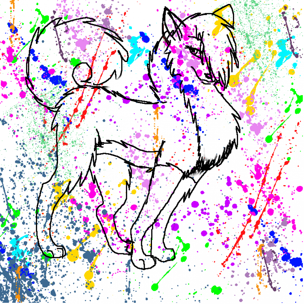 You color my world, babe