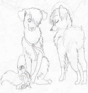 Doodles of Ally I dug up