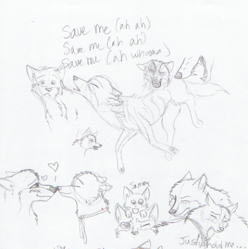 MORE Naira and Blue sketches <33