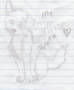 School doodle of Saffy