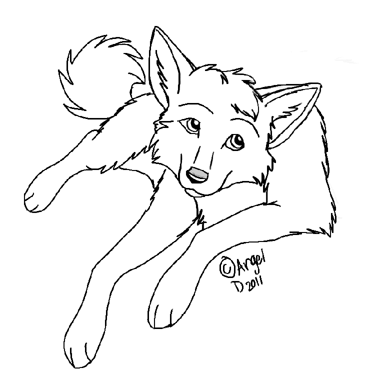 Angel Made a lineart :D