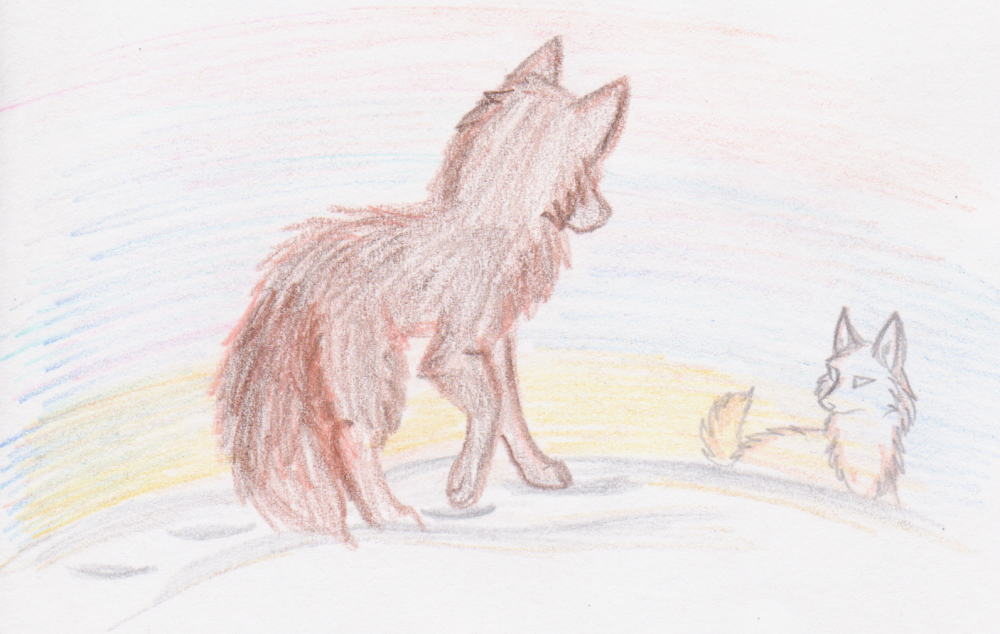 Playing around with colored pencils