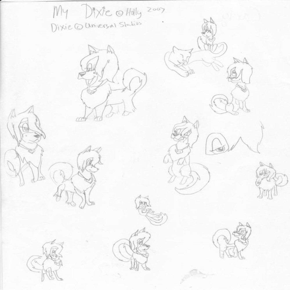 My FIRST EVER balto related doodles