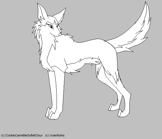 Sib-Husky Lineart