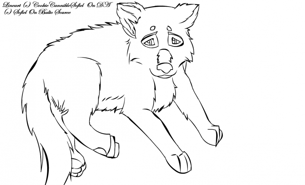 Husky Lineart
