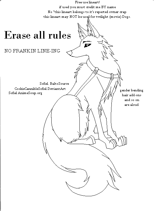 Free use lineart