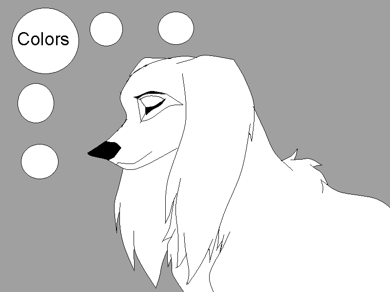 Doggie line art