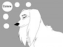 Doggie line art