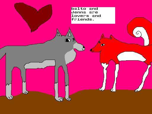 Balto and Jenna are loves and friends