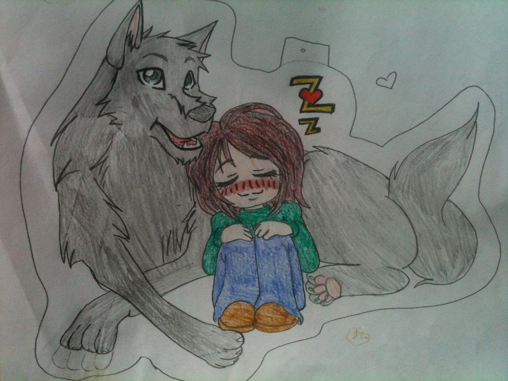 Me and a wolf 