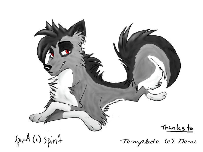 Girl Spirit - Thnx to Deni for the Line Art