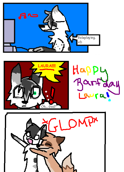 HAPPY BARFDAY, LAURA! 8D