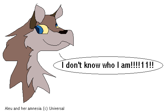 Proof that Aleu has amnesia.