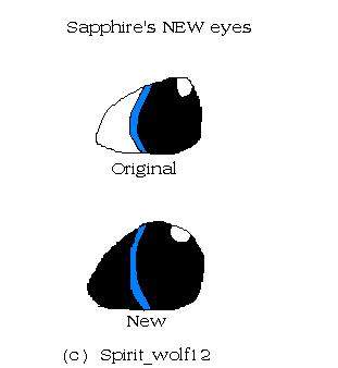 Sapphire's new eyes