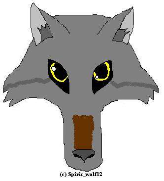 MS Paint wolf