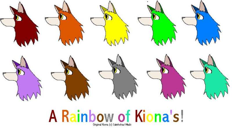 A Rainbow of Kiona's.