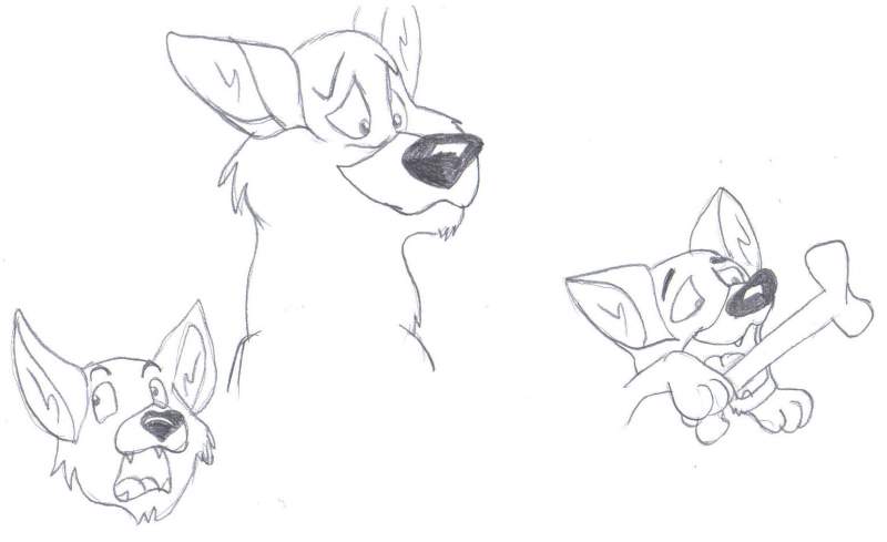 random char scetch