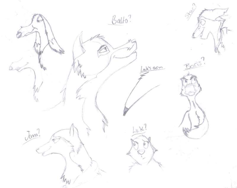 crappy balto scetches