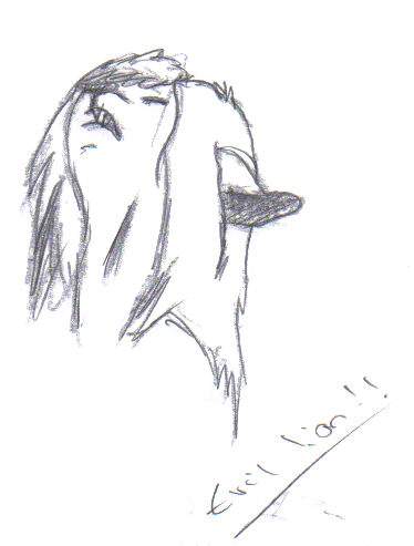 me in wolf form howling