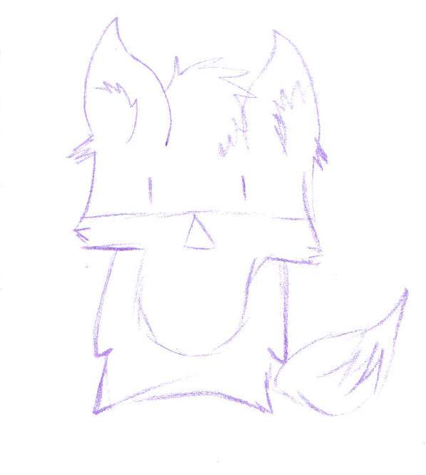 purple scetch fox chibi
