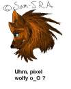 Pixel wolf ^-^