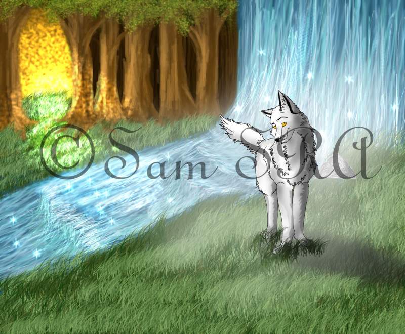 SRA, and a waterfall ! :D