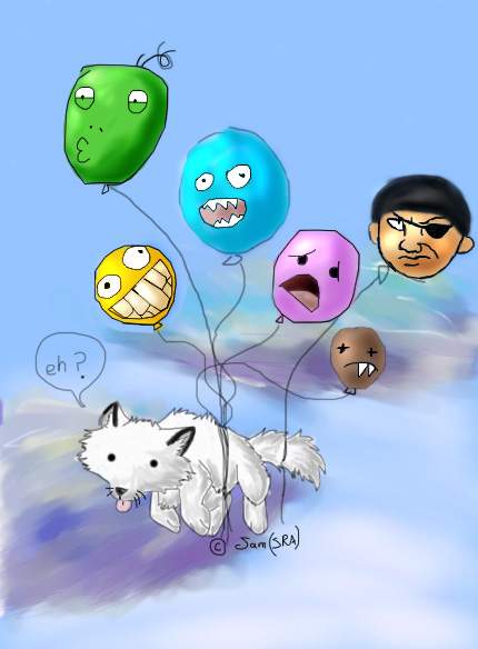SRA likes to float with friends ö