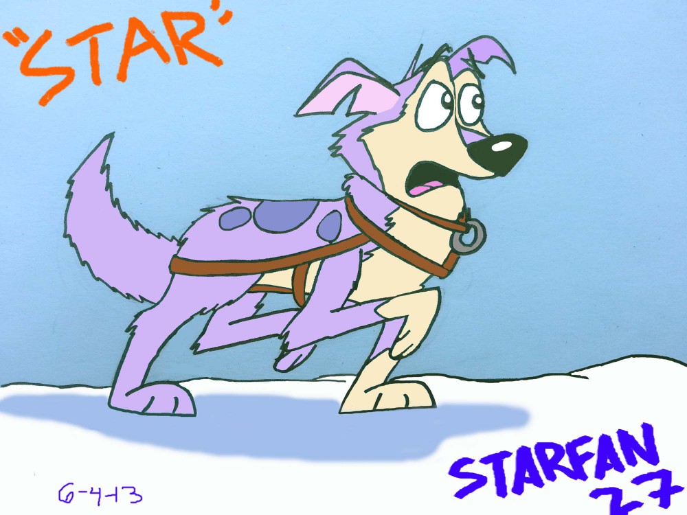 Colored Star drawing