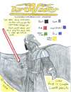 Darth Vader coloring guide
