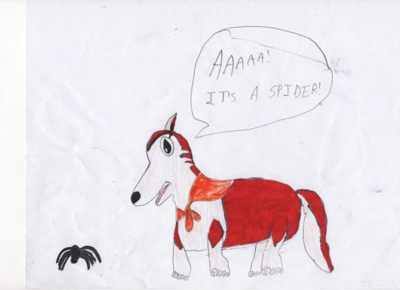 Jenna hates spiders