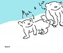 Muk & Luk on snow