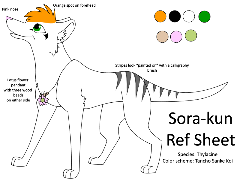 Sora-kun Ref Sheet (NEW)